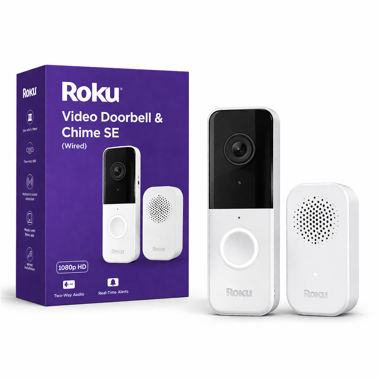 Roku Video Doorbell & Chime SE (Wired)