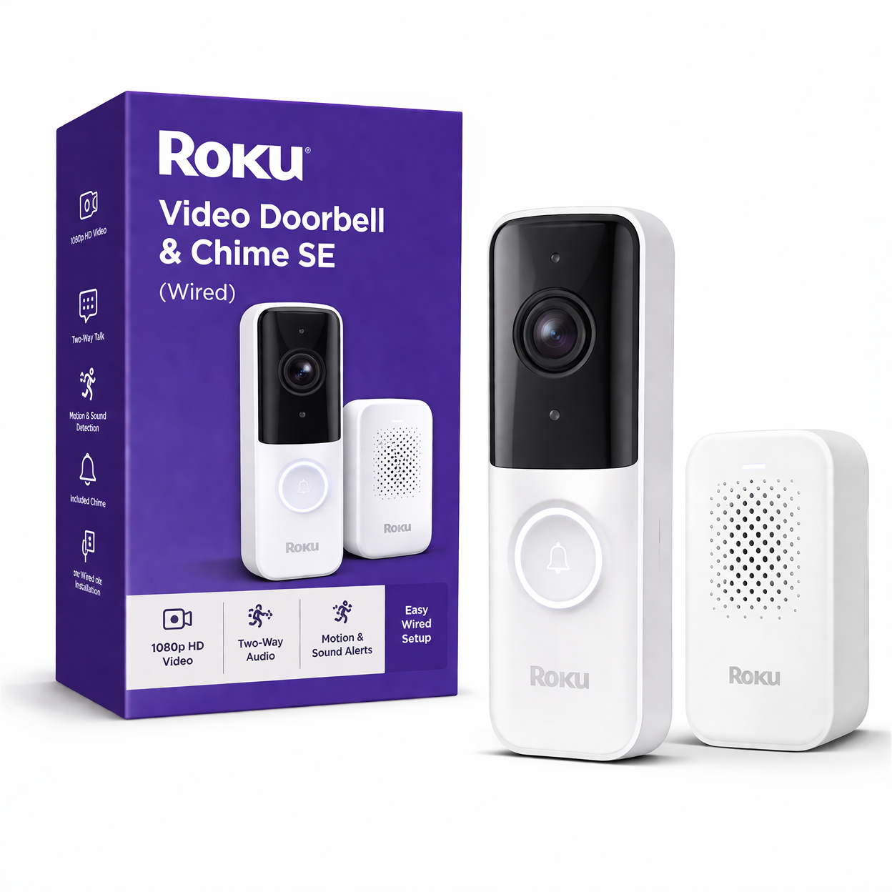 Roku Video Doorbell & Chime SE (Wired)