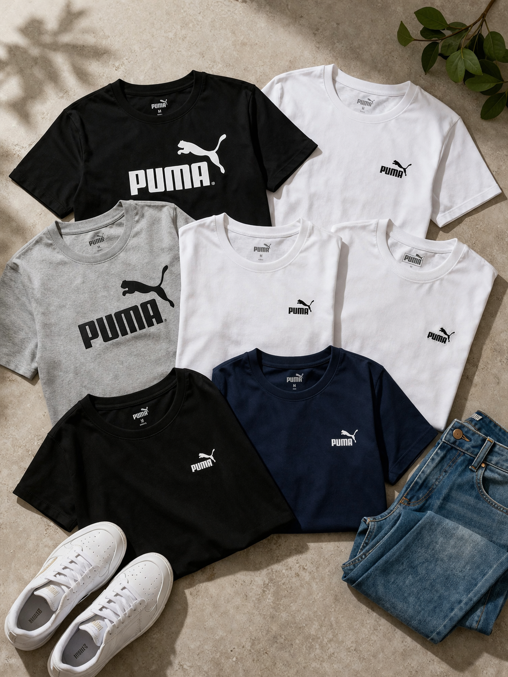 Camisetas básicas Puma