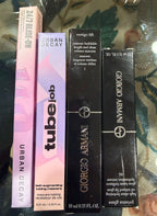 Combo: Urban Decay – 24/7 Glide-On Eye Pencil + Urban Decay – Big + Lash Augmenting Tubing Mascara + Giorgio Armani – Vertigo Lift Mascara+ Giorgio Armani – Prisma Glass Lip Gloss